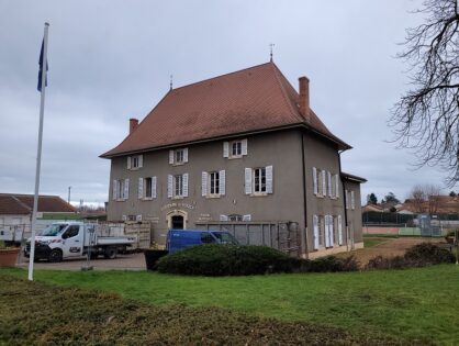 Démarrage travaux - rénovation Mairie de Vougy (42)